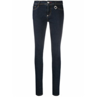 Philipp Plein Calça jeans skinny com cintura alta - Azul