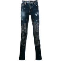 Philipp Plein Calça jeans 'Super Straight Cut' - Azul