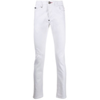 Philipp Plein Calça jeans Super Straight Cut - Branco