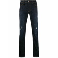 Philipp Plein Calça jeans Super Straight Cut Original - Azul