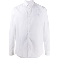 Philipp Plein Camisa com bordado de caveira - Branco