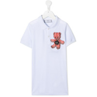 Philipp Plein Camisa polo com estampa Teddy Bear - Branco