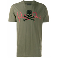Philipp Plein Camiseta com aplicação de caveira - Verde