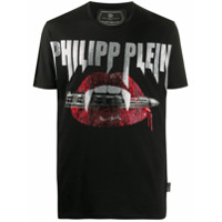 Philipp Plein Camiseta com aplicação de cristais - Preto