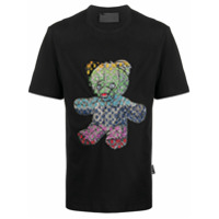 Philipp Plein Camiseta com aplicação de cristais Teddy Bear - Preto