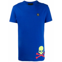 Philipp Plein Camiseta com estampa de caveira - Azul