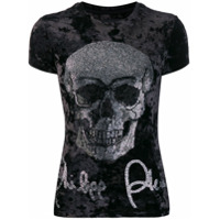 Philipp Plein Camiseta com estampa de caveira - Preto