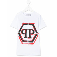 Philipp Plein Camiseta com estampa de logo - Branco