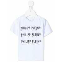 Philipp Plein Camiseta com estampa de logo - Branco