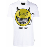 Philipp Plein Camiseta com estampa de logo - Branco