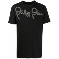Philipp Plein Camiseta com estampa de logo - Preto