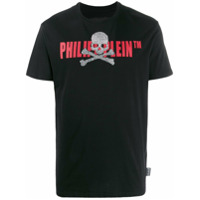 Philipp Plein Camiseta com estampa de logo SS - Preto