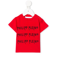 Philipp Plein Camiseta com estampa de logo - Vermelho