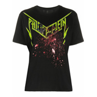 Philipp Plein Camiseta com estampa de slogan - Preto