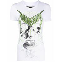 Philipp Plein Camiseta com estampa gráfica - Branco