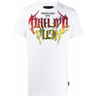 Philipp Plein Camiseta com estampa gráfica SS Tiger - Branco
