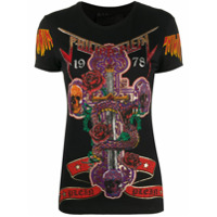 Philipp Plein Camiseta com estampa Rock - Preto