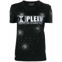 Philipp Plein Camiseta com logo bordado - Preto
