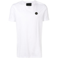 Philipp Plein Camiseta com patch de logo - Branco