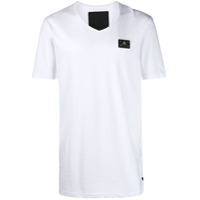 Philipp Plein Camiseta com patch de logo - Branco