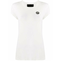 Philipp Plein Camiseta com patch de logo - Branco