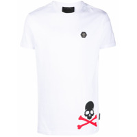 Philipp Plein Camiseta com patch de logo - Branco