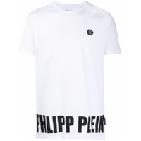 Philipp Plein Camiseta com patch de logo - Branco
