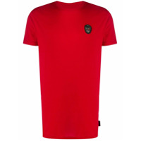 Philipp Plein Camiseta com patch de logo - Vermelho