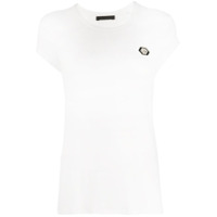 Philipp Plein Camiseta Comfort com patch de logo - Branco