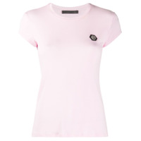 Philipp Plein Camiseta Comfort com patch de logo - Rosa