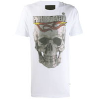 Philipp Plein Camiseta decote arredondado - Branco