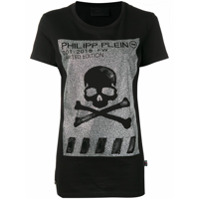Philipp Plein Camiseta decote arredondado - Preto