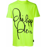 Philipp Plein Camiseta decote careca - Amarelo