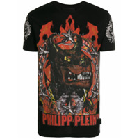 Philipp Plein Camiseta gola careca Gothic Plein - Preto
