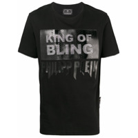 Philipp Plein Camiseta 'King of Bling' - Preto