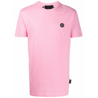 Philipp Plein Camiseta Paradise decote careca rosa