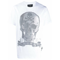 Philipp Plein Camiseta Platinum Skull - Branco
