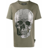 Philipp Plein Camiseta Platinum Skull - Verde