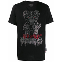 Philipp Plein Camiseta Platinum Teddy Bear - Preto