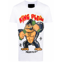 Philipp Plein Camiseta SS King Plein de algodão - Branco