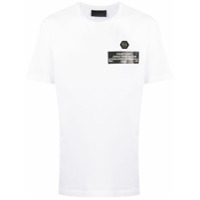 Philipp Plein Camiseta SS King Plein de algodão - Branco