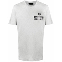 Philipp Plein Camiseta SS King Plein de algodão - Cinza