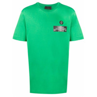 Philipp Plein Camiseta SS King Plein de algodão - Verde