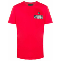 Philipp Plein Camiseta SS King Plein de algodão - Vermelho