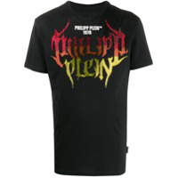 Philipp Plein Camiseta SS Rock decote careca - Preto