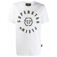 Philipp Plein Camiseta SuperStar Plein - Branco