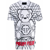 Philipp Plein Camiseta Teddy Bear mangas curtas - Branco