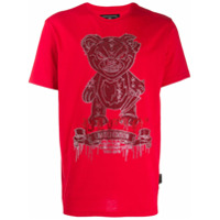 Philipp Plein Camiseta Teddy Bear - Vermelho