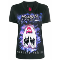 Philipp Plein Camiseta X Kiss com estampa - Preto