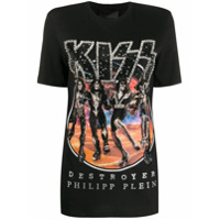 Philipp Plein Camiseta X Kiss Destroyer - Preto